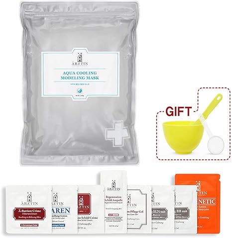 Amazon エルツティン Arztin モデリング マスク 3種 Gobizkoreaショップのみ 8種サンプルプレゼント中 パック 大容量 クーリング テカリ防止 集中保湿 角質 毛穴ケア シェイク セルフ フェイシャルエステ 低刺激 スキンケア 韓国ドクターズコスメ