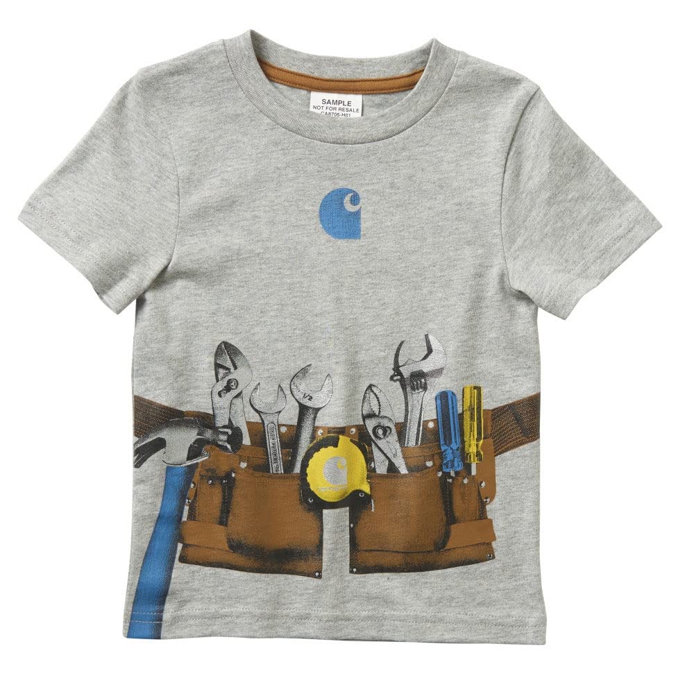 Photo 1 of Carhartt Toddler Boys' Performance Logo Tee,Toolbelt Grey Heather,4T