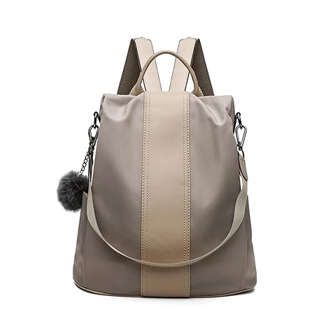 Symboat Damen-Rucksack, Schultertasche, Schultasche, wasserdicht, Diebstahlschutz, für Münzen, Geldbeutel, Bücher