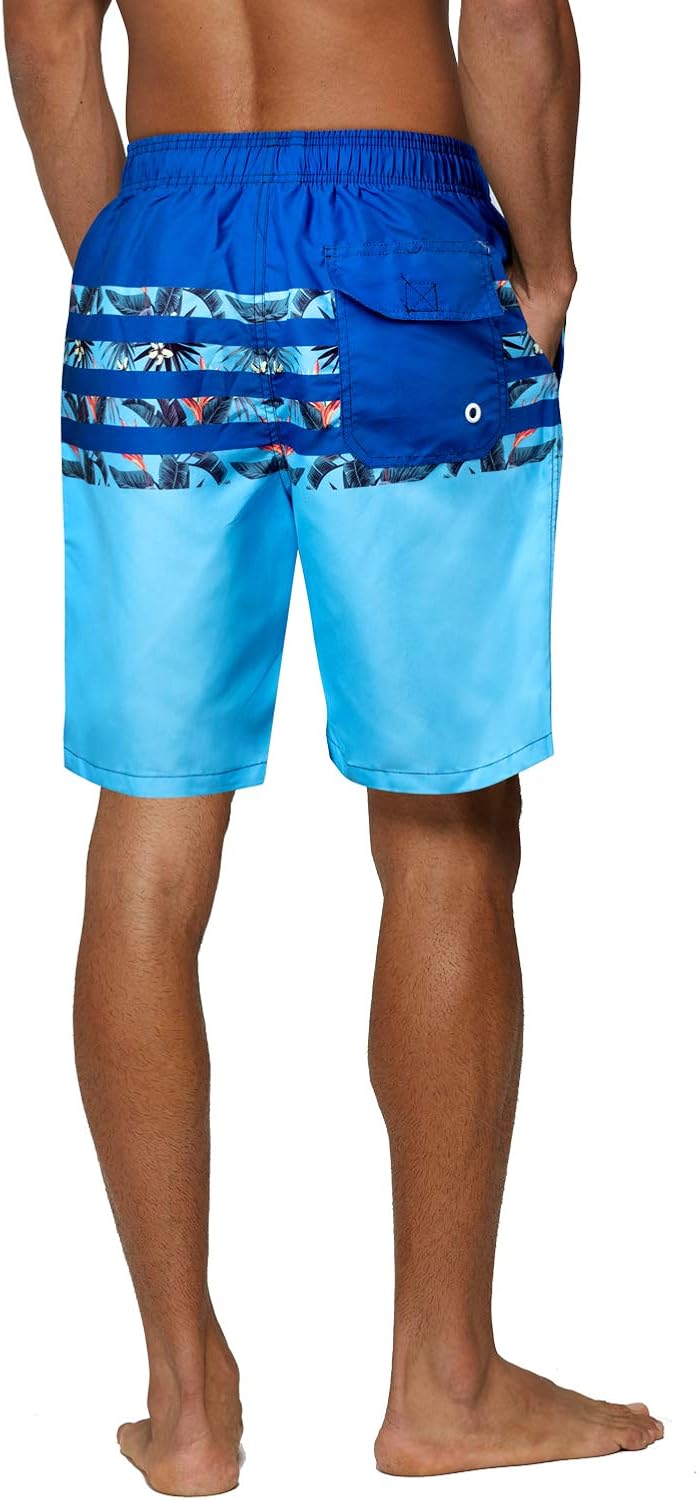 SILKWORLD Mens Swim Shorts Quick Dry Trunks Sports Swimwear with Mesh Lining : Clothing