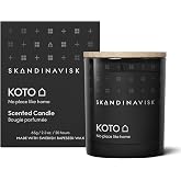 SKANDINAVISK Scented Candle, KOTO(Home), 2.3 Ounce | Swedish rapeseed wax base. Burn time up to 20 hours. Inspired by Scandinavia lifestyle.