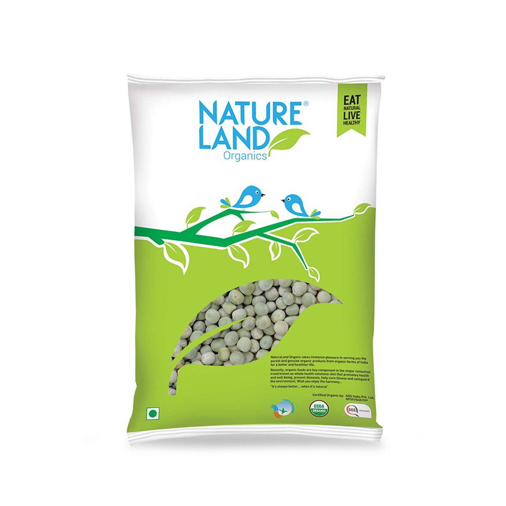 Natureland Organics Green Peas 500 Gm Organic Healthy Peas Amazon.in
