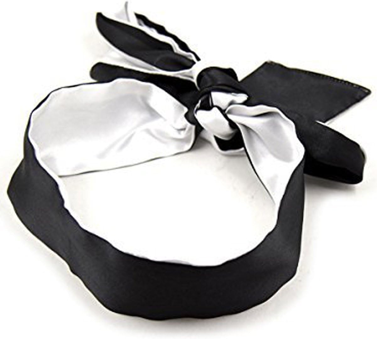 ADESUGATA Sleep Masks Satin Blindfold Face Eye Masks For Sleeping ,3 Pieces (Black)