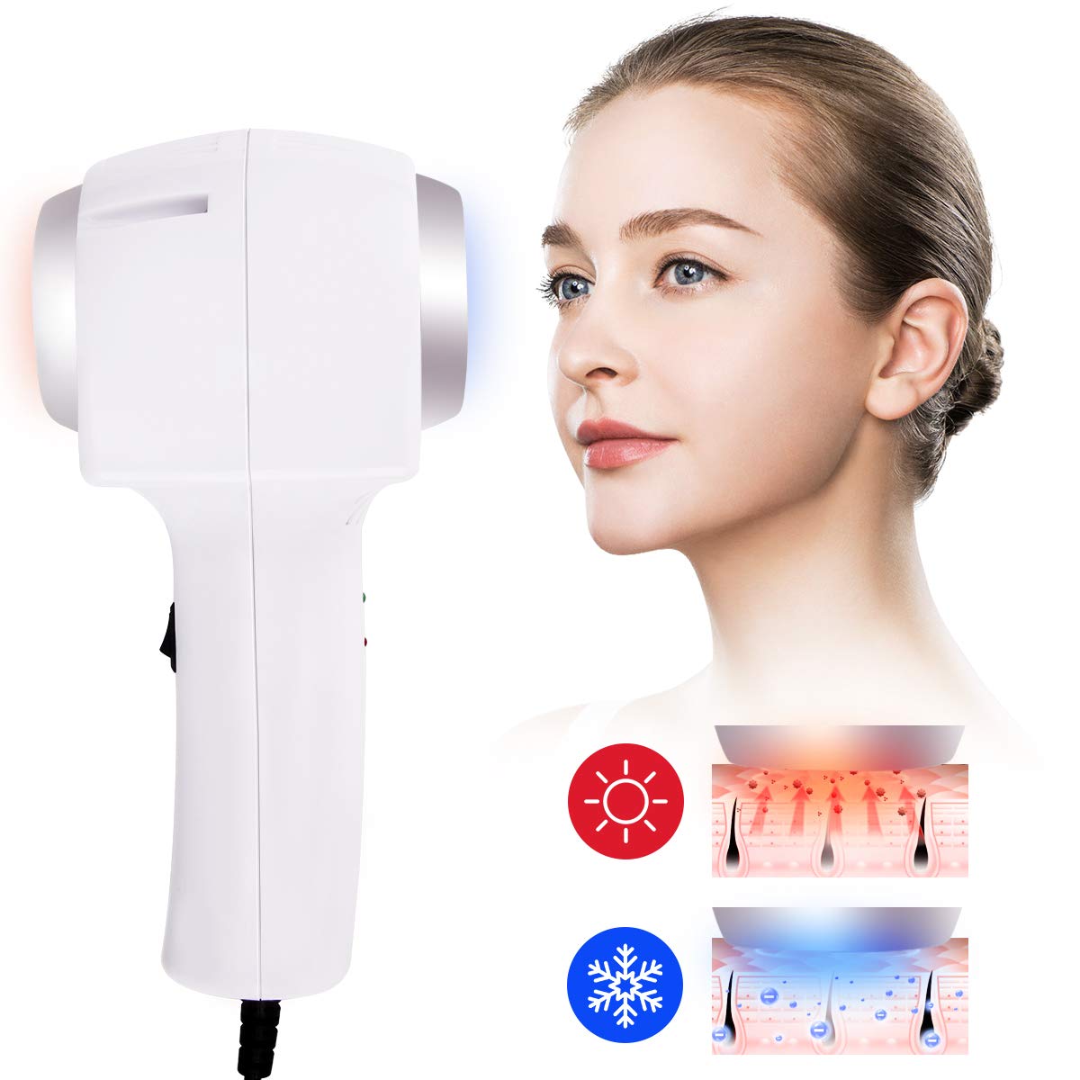 5 in 1 Diamond Microdermabrasion Machine, Yofuly Home Use Facial Skin Care Equipment: Beauty