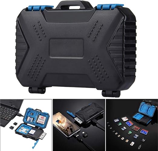 Tarjeta de Memoria y Caja de Almacenamiento de la Tarjeta SIM, USB 3,0 SD CF