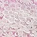 Baby Girls Lace Floral Romper Jumpsuit Bodysuit Headband Outfits Set (12-18 Months, Pink)