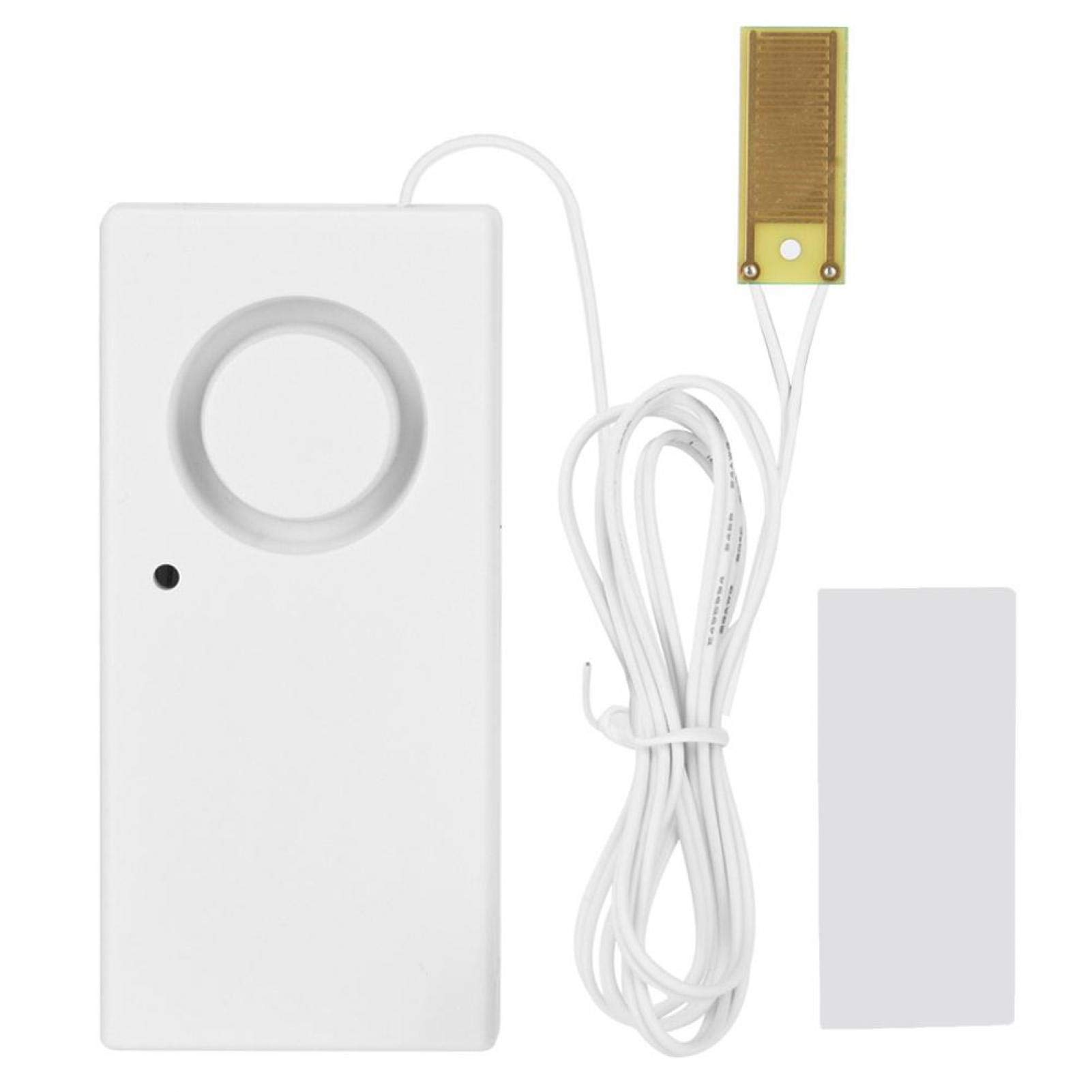 Water Detector 120dB Security Water Overloop Sensor Leak Alarm System Water Level Alarm for Kitchen Bathroom Laundry Room
