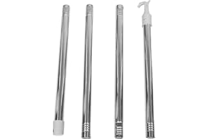 Cabilock Stainless Steel Skylight Window Opener Pole 1.48m Push Pull Rod for Shade Draw and Blind Tilt