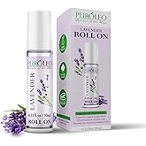 PUROLEO Lavender Essential Oil Roll On 0.33 fl oz/10 ml (Made In Canada)