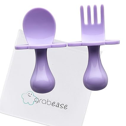 Amazon Com Grabease First Training Self Feed Baby Utensils