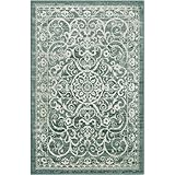 Maples Rugs Pelham 5 x 7 Large Area Rugs [Made in USA] for Living, Bedroom, and Dining Room, Light Spa