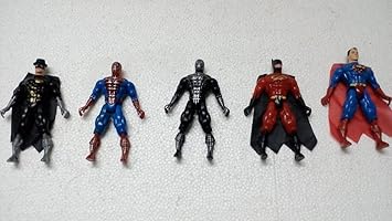 batman and spiderman action figures