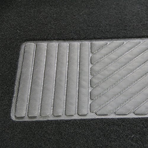 Copap 4pcs Full Set Carpet Floor Mats Universal Fit Mat for Car SUV, Van & Trucks - Front & Rear Driver & Passenger Seat ( Black ) - Thumbnail 4
