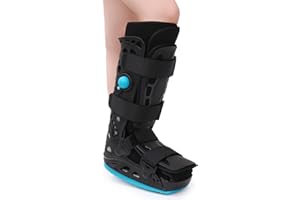 TAIRIBOUSY Tall Walker Fracture Boot Inflatable Walking Boot Air Cam Walker Brace Orthopaedic Boot for Sprained Ankle, Foot Pain Recovery, Calf Fracture, Broken Foot, Achilles Tendonitis (L)