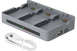 LYONGTECH Battery Charger with Storage Charge for DJI Neo 2 Drone,Two-Way Charging Hub,Fast Charge 3 Batteries Accessories