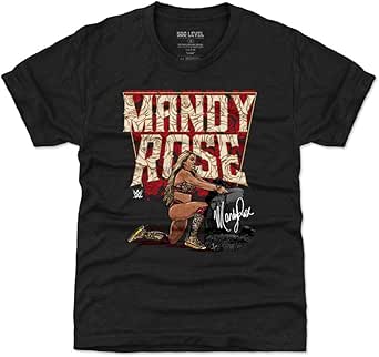 Amazon.com : 500 LEVEL Mandy Rose Kids Shirt - WWE Boys Clothes - Mandy
