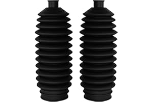 HAWK BROTHER 2Pcs Tie Rod Boots, Rack and Pinion Boots, Steering Tie Rod End Bellows Compatible with 2003-07 Honda Accord, 2004-08 Acura TL TSX, 2005-10 Subaru Impreza Legacy Outback