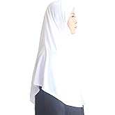 Modest Beauty Plain Hijab for Women Muslim Headscarf Islamic Scarf Easy to Wear Prayer Hijabs