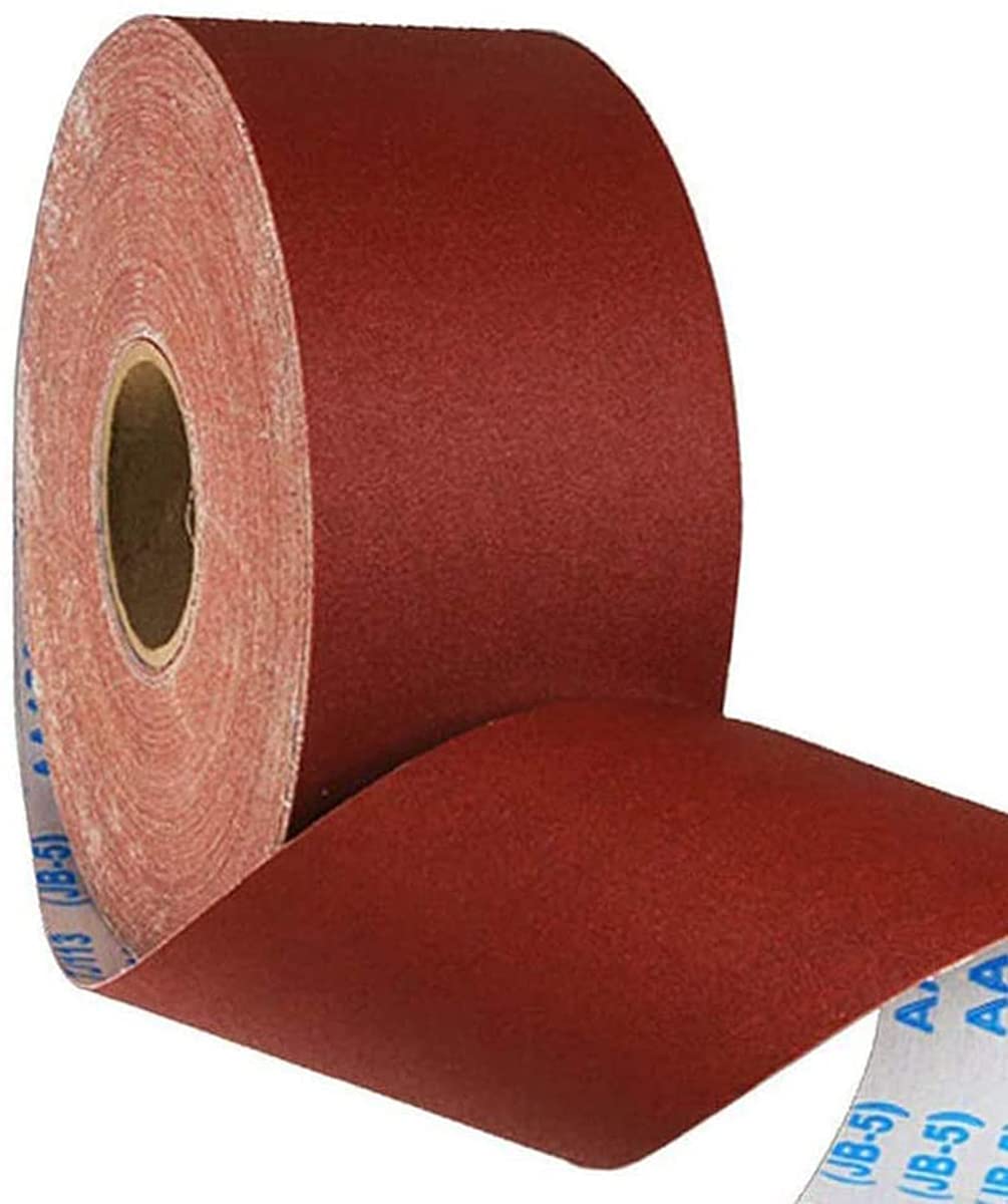 Unifizz Sanding Paper Roll, 400 Grit, 1M/Roll 100mm Wide Single Side Sanding Cloth, Hand Tearable Sandpaper, 1 roll