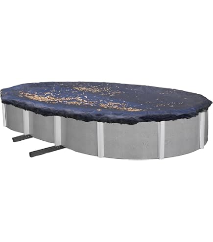 IBirdie Winter-Poolabdeckung 14x22/15x23 Fuß – 500D Stoff, Wasserdicht & Reißfest Für Ovale Pools