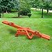 Gorilla Playsets 02-3002-cedar Wooden See-Saw - 96 in. W x 20 in. D x 20 in. H, Redwood, amber