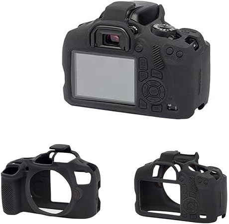 Easy Cover Coque En Silicone Souple Pour Canon Eos 1300d Noir Amazon Fr Photo Camescopes