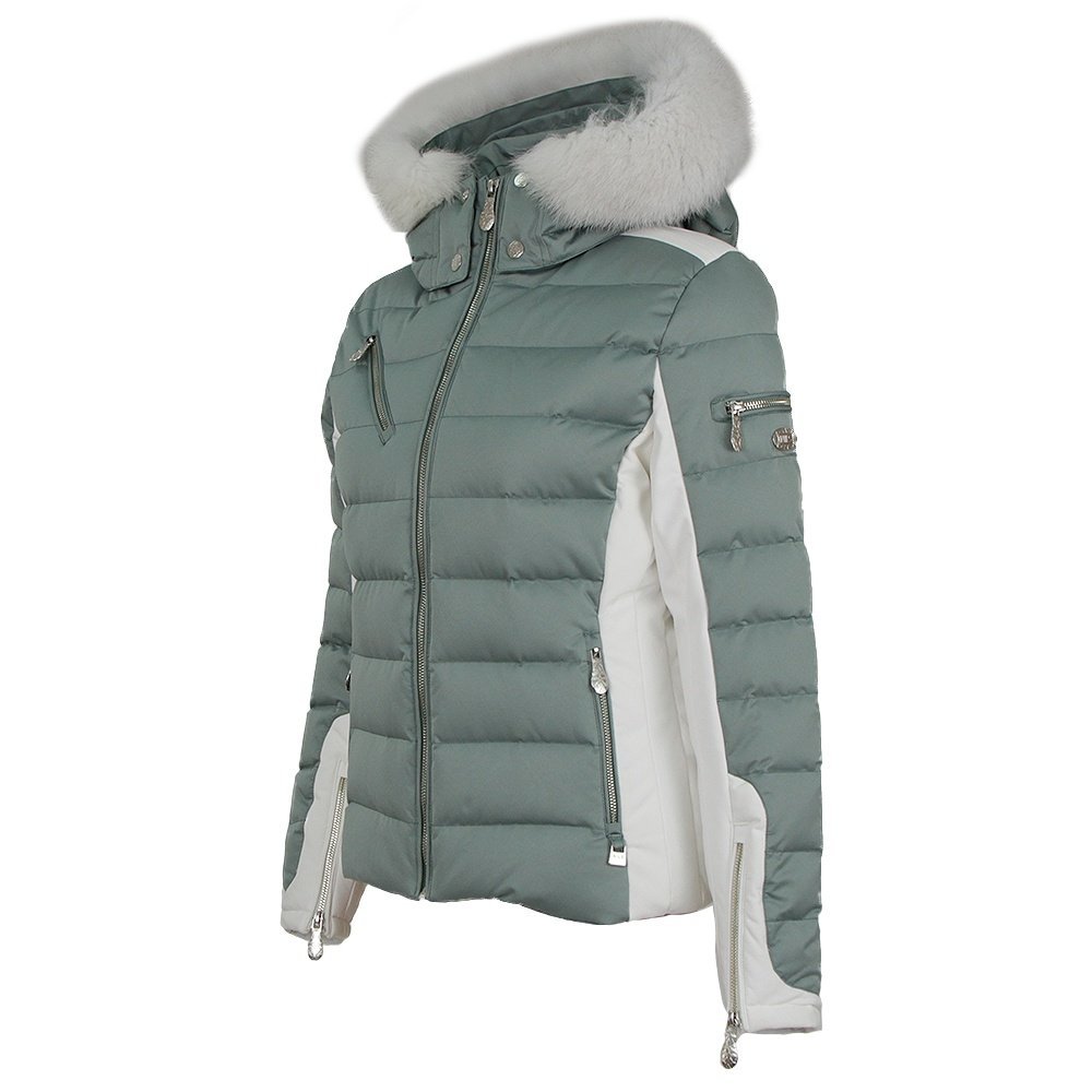 Nils Ula Down Ski Jacket With Real Fur Womens