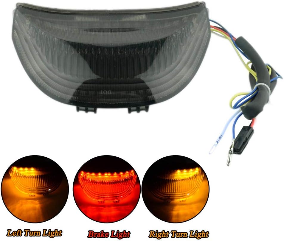 LED Tail Light Smoke Integrated Turn Signals For Honda CBR600RR 2003-2006 CBR1000RR 2004-2007
