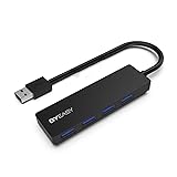 USB Hub, BYEASY 4-Port USB 3.0 Hub Ultra Slim Portable USB Splitter for iMac Pro