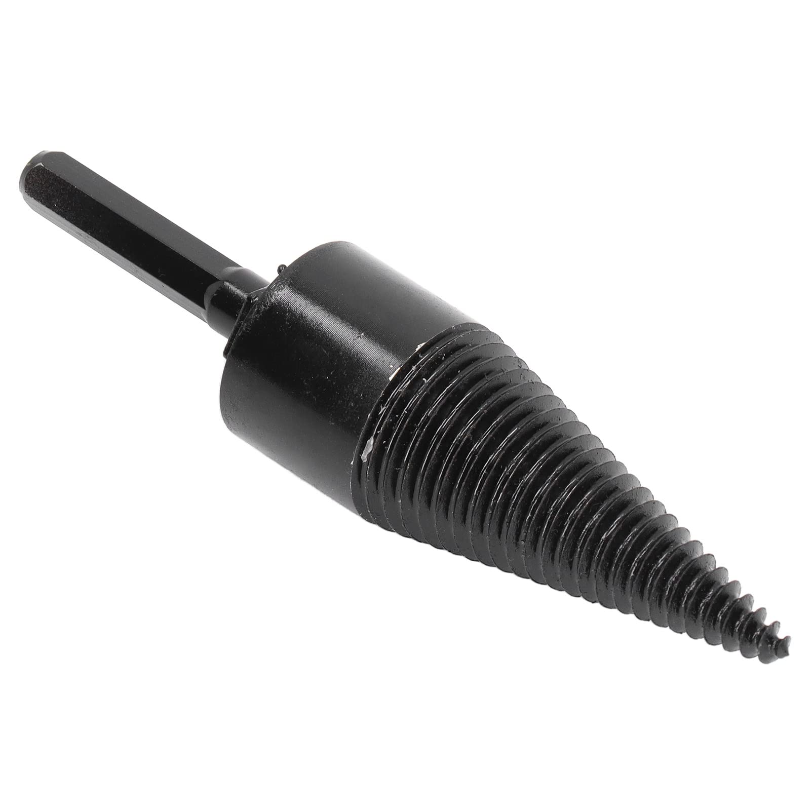 Wood Splitting Drill Bit Cone, Firewood Log Splitter Screw Auger for Home Farm Camping Use 38mm (1.5in)