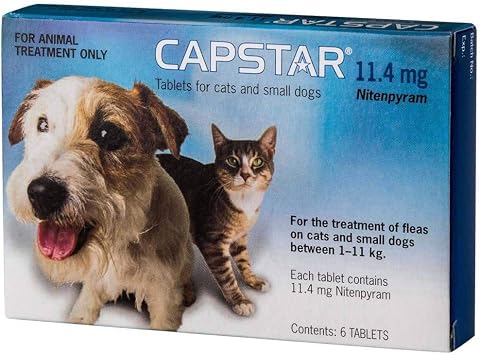Capstar Fã¼r Katzen Und Kleine Hunde Flea Tabletten Einen Artikel