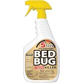 Harris 5 Minute Kill Time Bed Bug Killer Spray, Odorless and Non Staining Formula with Residual Protection (32oz)