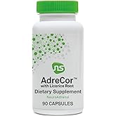 Neuroscience AdreCor with Licorice Root - Cortisol Supplement for Women & Men with Vitamins & Amino Acids - Calm Aid for Energy, Adrenal Health, and Stress Resilience (90 ct)