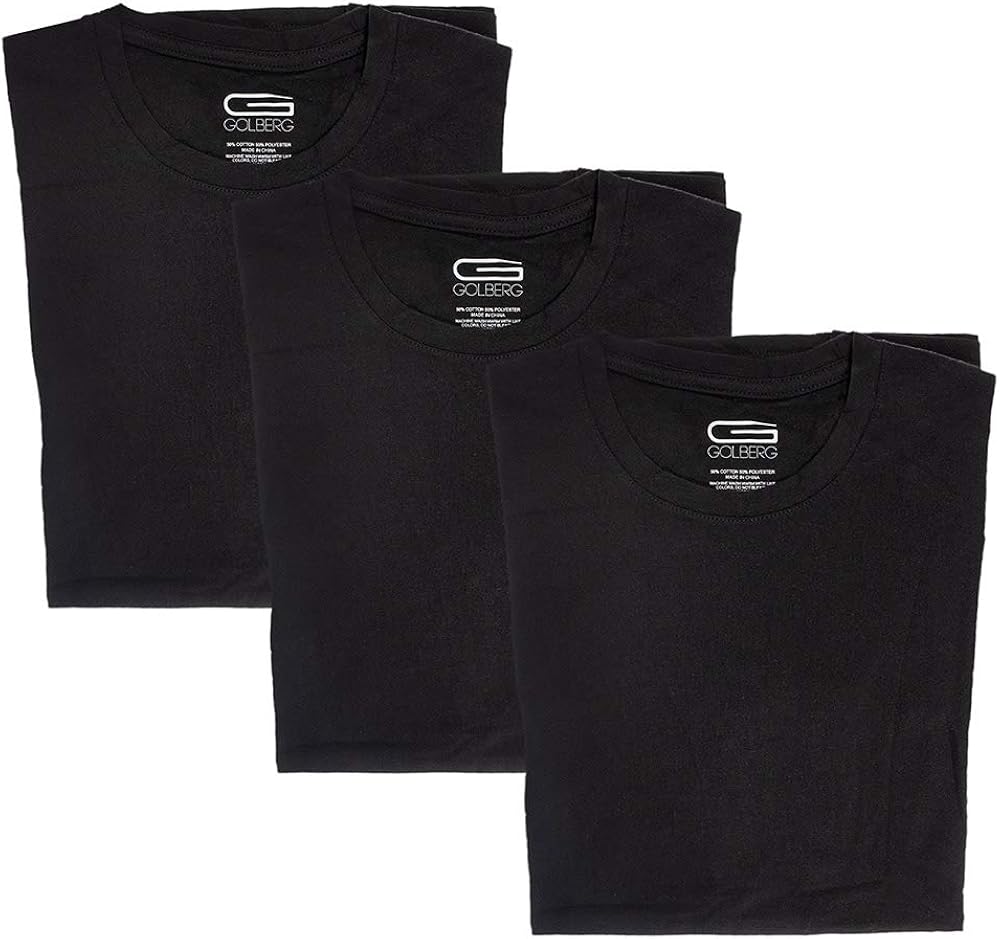 Men’s 3-Pack Crew Neck Super Soft Undershirts - Lightweight, Breezy, Classic Fit at  Men’s Clothing store