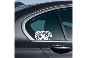 WIRESTER 6 inch Clear Vinyl Decal Sticker Decoration for Car Window (Or Any Flat Surface) - Australian Shepherd