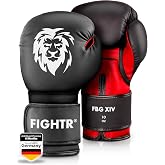 FIGHTR&reg; Boxing Gloves - Pro Training Sparring Gloves | Maximum Protection &amp; Stability for Boxing, MMA, Muay Thai, Kickboxing &amp; Punching Bag Men Women Focus Mitts 8 10 12 14 16oz