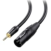 Cable Matters 3.5mm to XLR Cable 6 ft, Male to Male XLR to 1/8 Inch Cable, XLR to 3.5mm Cable, Compatible with iPod, MP3 Play