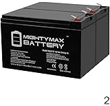 Mighty Max Battery12V 8Ah SLA Replacement Battery for CyberPower LX1500G - 2 Pack