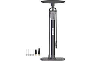 VIMILOLO Bike Pump, Air Bicycle Pump Inflator for Presta and Schrader Valve Tire Ball Bike Portable Pumps 160PSI