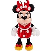 Disney Store Official Mini Bean Bag Plushies – Minnie Mouse – Red Dress - Cute Stuffed Animal with Detailed Sculpting, Embroidered Features, & Bean Bag Bottom - Plush Toys for Kids