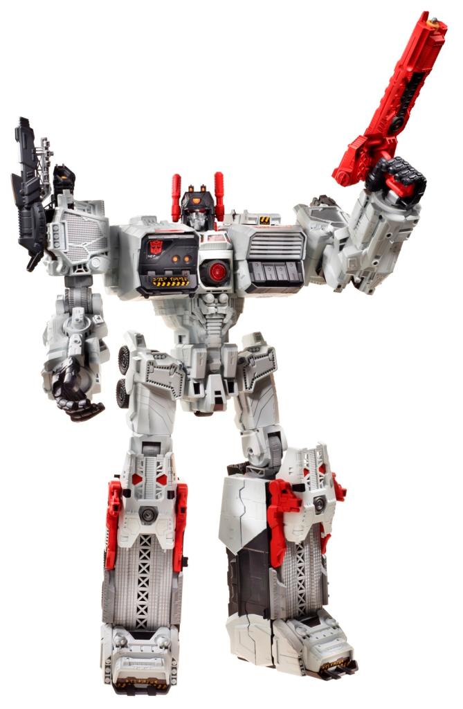 Transformers Generations Titan Class Metroplex with Autobot Scamper