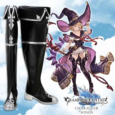 Amazon Ayshone Jp グランブルーファンタジー グラブル ウォーロック 風 コスプレ靴 コスプレブーツ 女性23 5cm コスプレ 仮装 通販