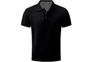 Shirts for Men, Polo Shirt,Ultra Comfortable Textured Breathable Refreshing Silky