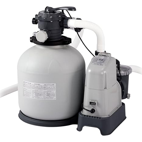 Intex Krystal Clear Sand Filter Pump - Poolreinigung - Sandfilteranlage - 12 m³ - 220-240V (W/RCD)