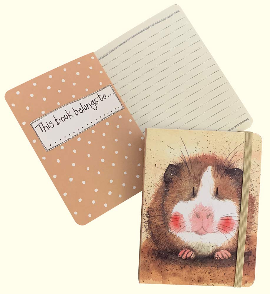 ALEX CLARK Gilbert The Guinea Pig Small Chunky Notebook