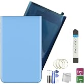 JMBTQ Pixel 8 Pro Back Glass Replacement for Google Pixel 8 Pro Back Cover Glass with Pre-Installed Tape +Tools (Bay/Blue)