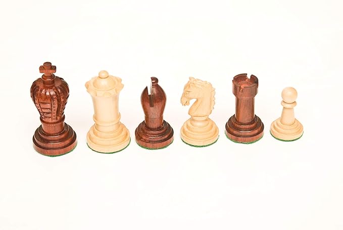 143 Bud Rosewood & Boxwood 3.00 Chess Set