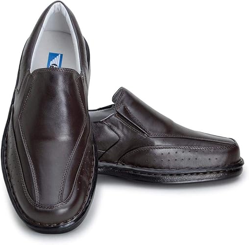 sapato social masculino bico redondo