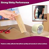 BARGAIN FACTORY Clear Packing Tape 48mm x 66m High-Strength Self Adhesive 6 view 4