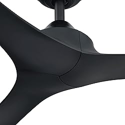 Ceiling Fans without Lights 56 Inch Black Ceiling